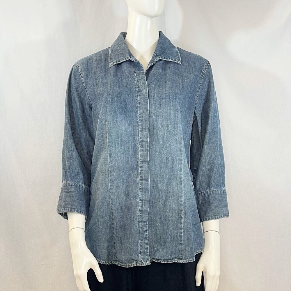 Denim Shirt | Chico's - Picture 2 of 9
